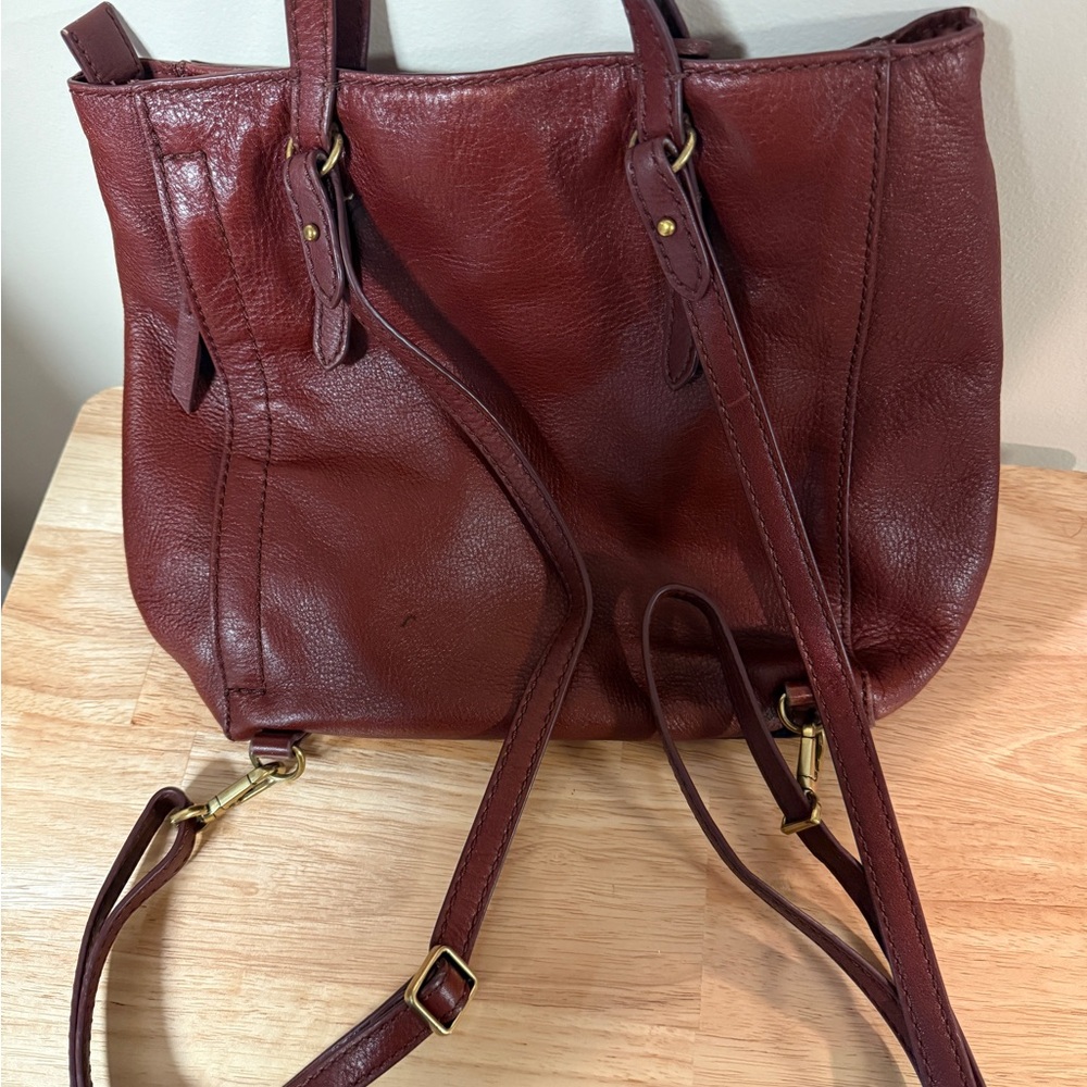 Fossil Camilla Small Leather Convertible Backpack - Picture 2 of 5